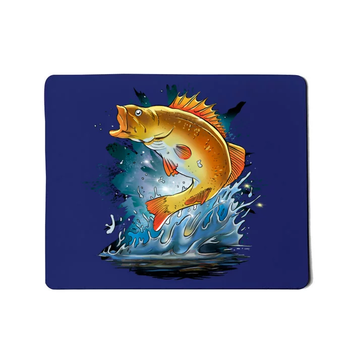 Golden Perch Fish Sea Mousepad