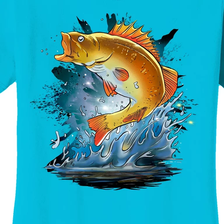 Golden Perch Fish Sea Women's T-Shirt