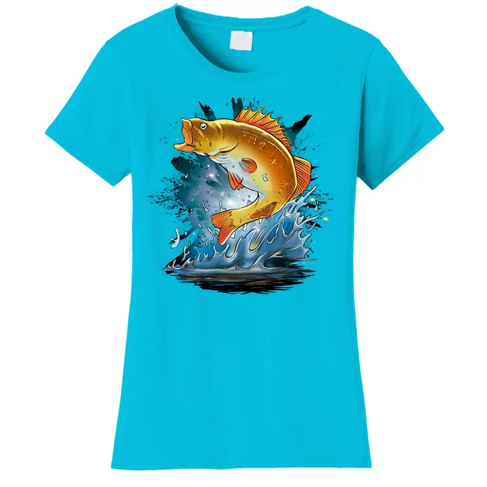 Golden Perch Fish Sea Women's T-Shirt