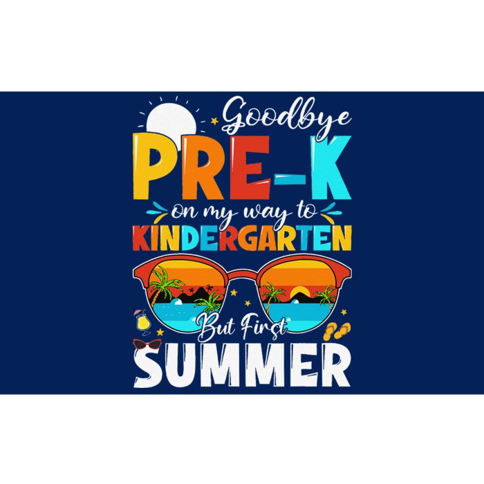 Goodbye Prek Graduation To Kindergarten Hello Summer Bumper Sticker