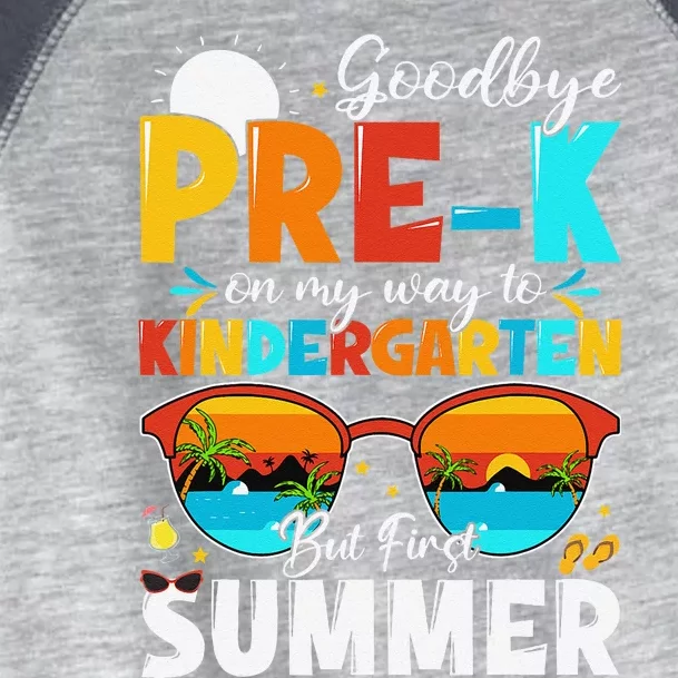 Goodbye Prek Graduation To Kindergarten Hello Summer Toddler Fine Jersey T-Shirt