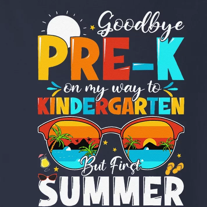 Goodbye Prek Graduation To Kindergarten Hello Summer Toddler Long Sleeve Shirt