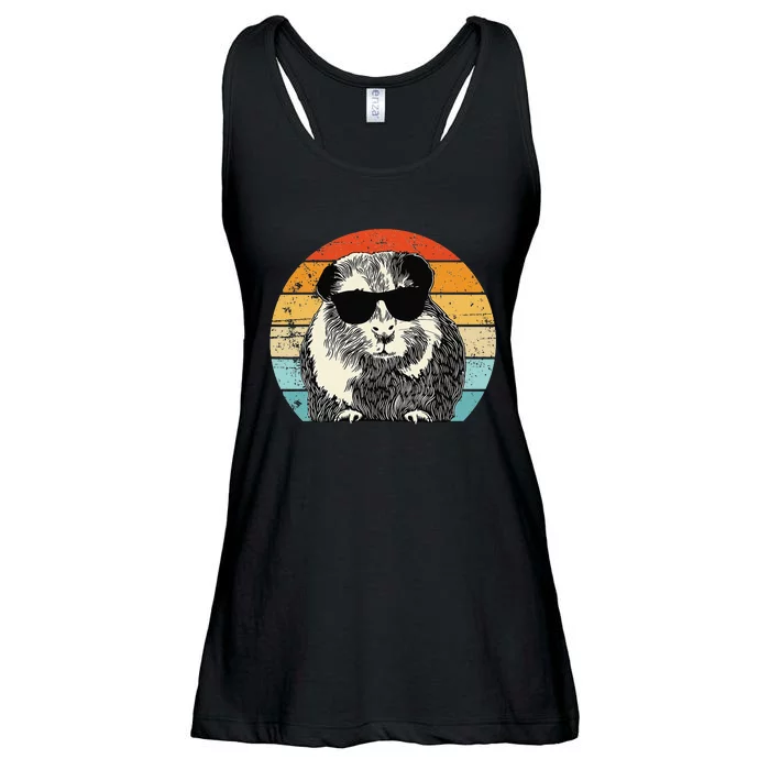 Guinea Pig Guinea Pig Lover Retro Guinea Pig Ladies Essential Flowy Tank