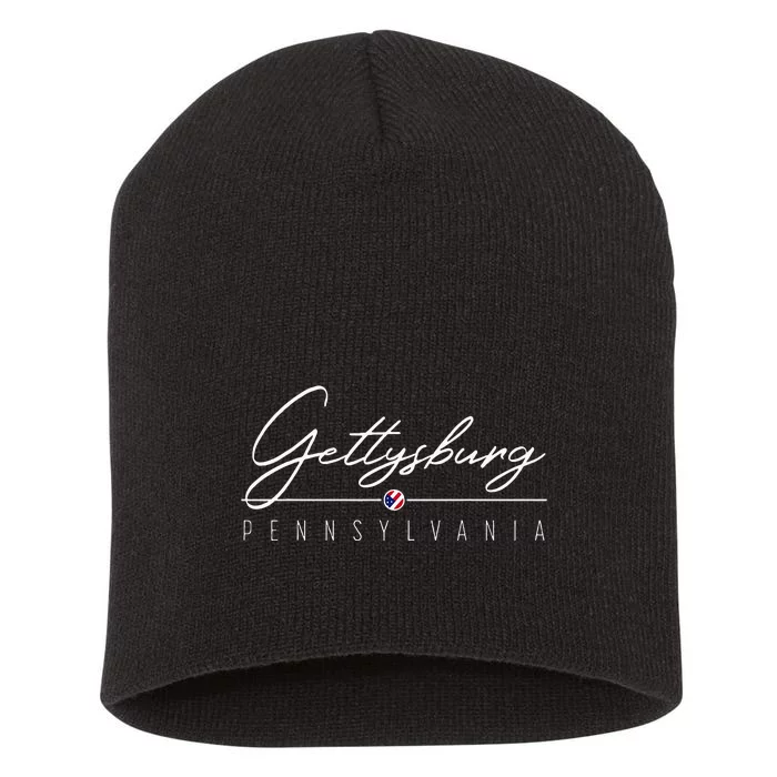 Gettysburg Pa Short Acrylic Beanie