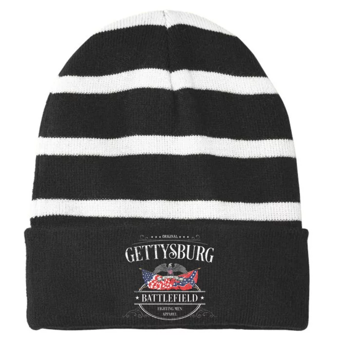 Gettysburg Pennsylvania Striped Beanie with Solid Band