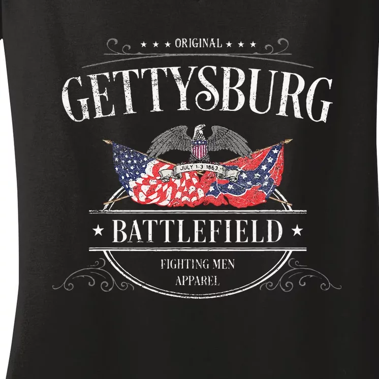 Gettysburg Pennsylvania Women's V-Neck T-Shirt