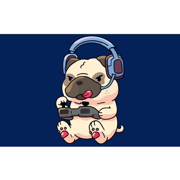 Gamer Pug Gaming Pugs Video Game Gift Bumper Sticker