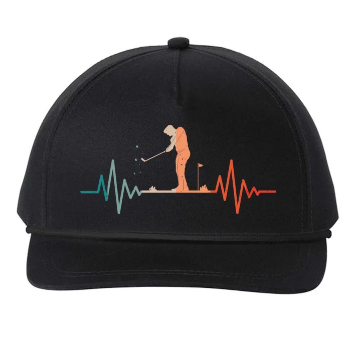 Golf Player Golfing Golfer Gift Snapback Five-Panel Rope Hat