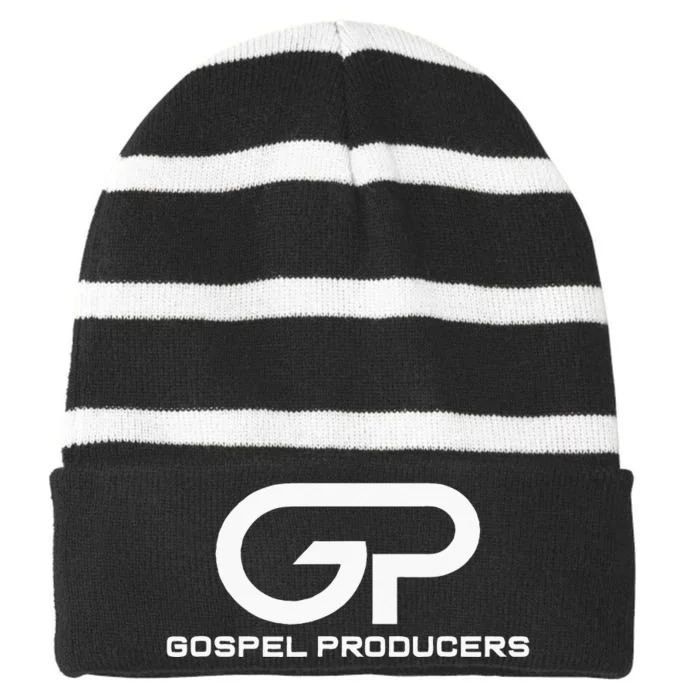 Gospel Producers Striped Beanie with Solid Band