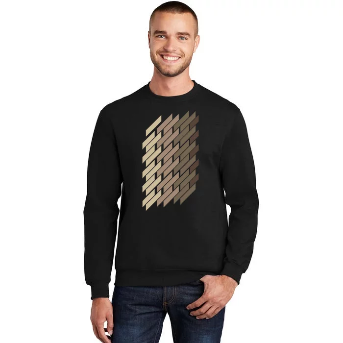 Geometric Pattern Geometry Abstract Vintage Trapezoid Modern Sweatshirt