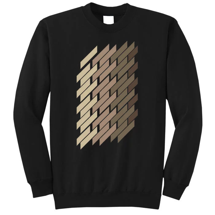 Geometric Pattern Geometry Abstract Vintage Trapezoid Modern Sweatshirt