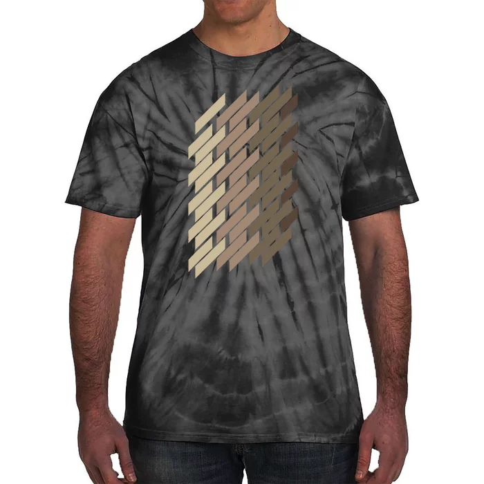 Geometric Pattern Geometry Abstract Vintage Trapezoid Modern Tie-Dye T-Shirt