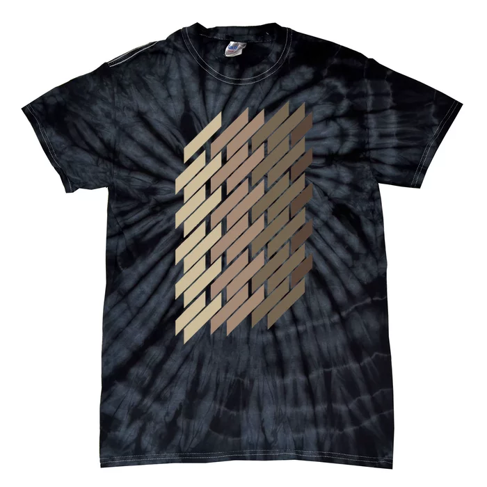 Geometric Pattern Geometry Abstract Vintage Trapezoid Modern Tie-Dye T-Shirt