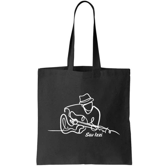 Guitar Player Tote Bag