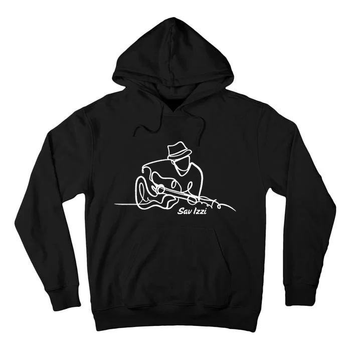 Guitar Player Tall Hoodie