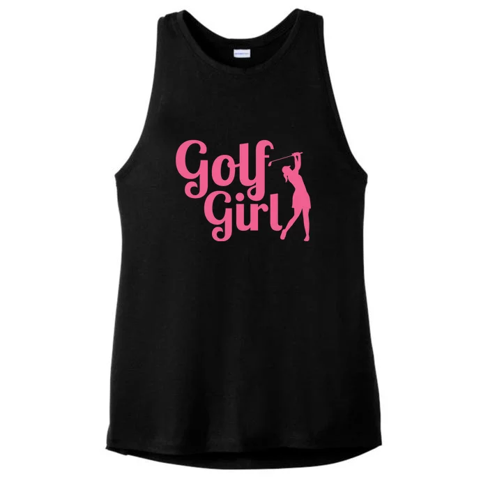 Golf Player Golf Lover Gift For Mother's Day Ladies Tri-Blend Wicking Tank