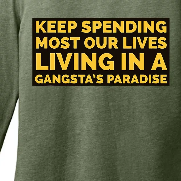 Gangsters Paradise Womens CVC Long Sleeve Shirt