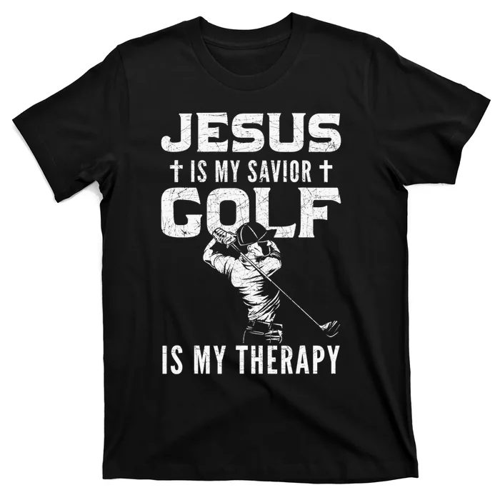 Golf Player Golfer Funny Christian Quotes Gift T-Shirt