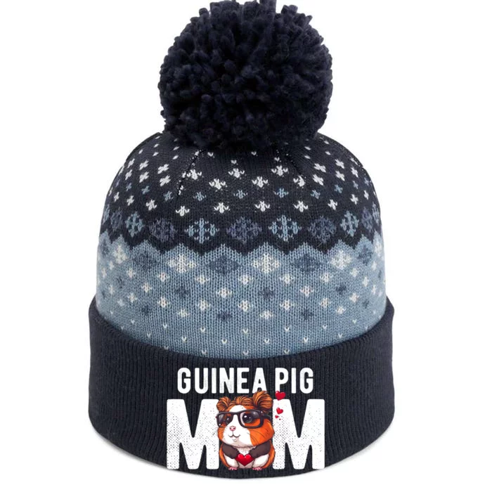 Guinea Pig Guinea Pig Mom Girl Furry Potato Funny The Baniff Cuffed Pom Beanie