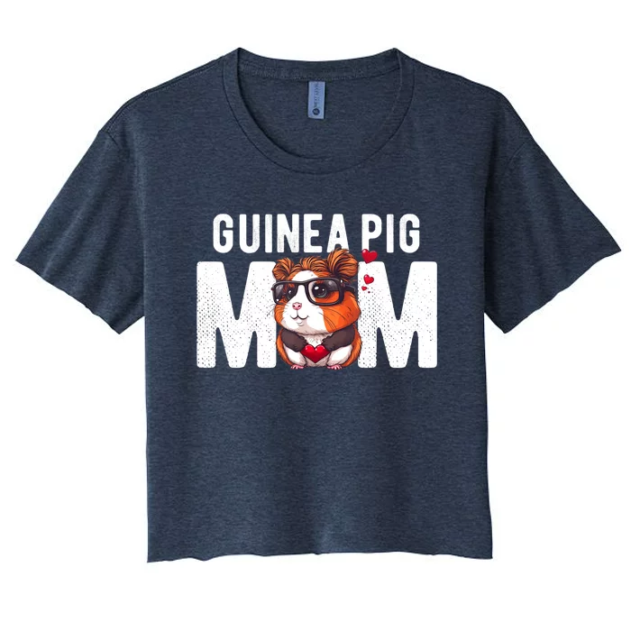 Guinea Pig Guinea Pig Mom Girl Furry Potato Funny Women's Crop Top Tee