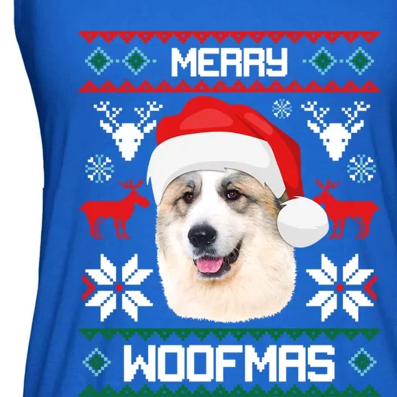 Great Pyrenees Gift For Merry Christmas Woofmas Clothes Great Gift Ladies Essential Flowy Tank