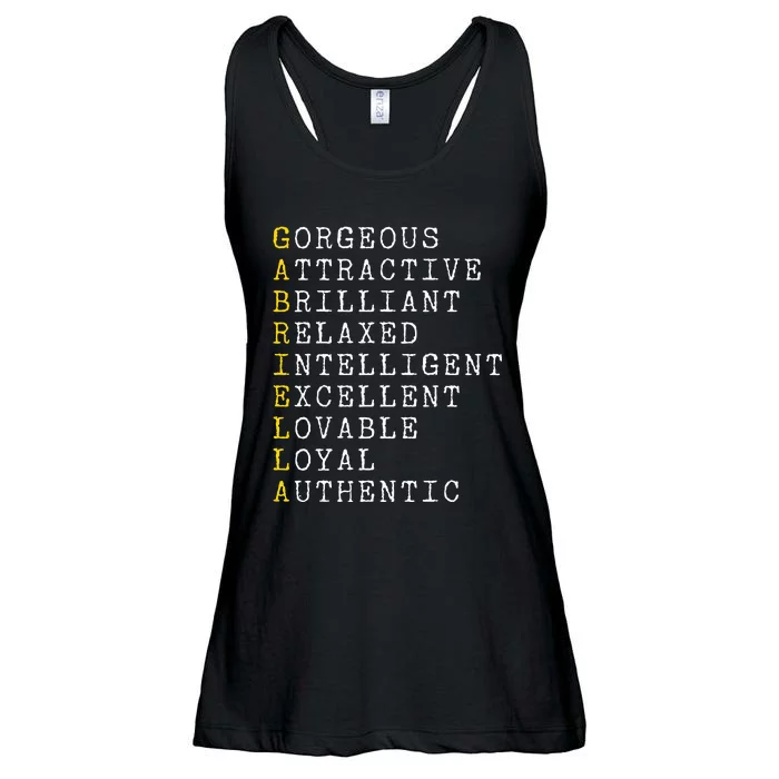 Gabriella Personalized Gabriella Name Girl Woman Gabriella Ladies Essential Flowy Tank