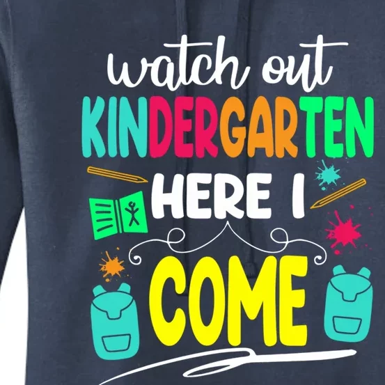 Graduate PreK Graduation Watch Out Kindergarten Gift Women's Pullover Hoodie