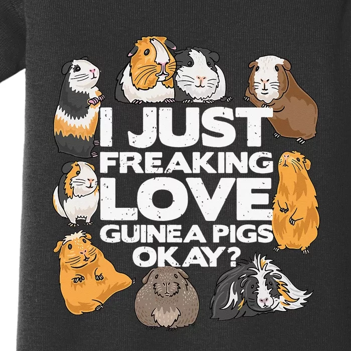 Guinea Pig Guinea Pig Lover Tee Funny Guinea Pig Baby Bodysuit