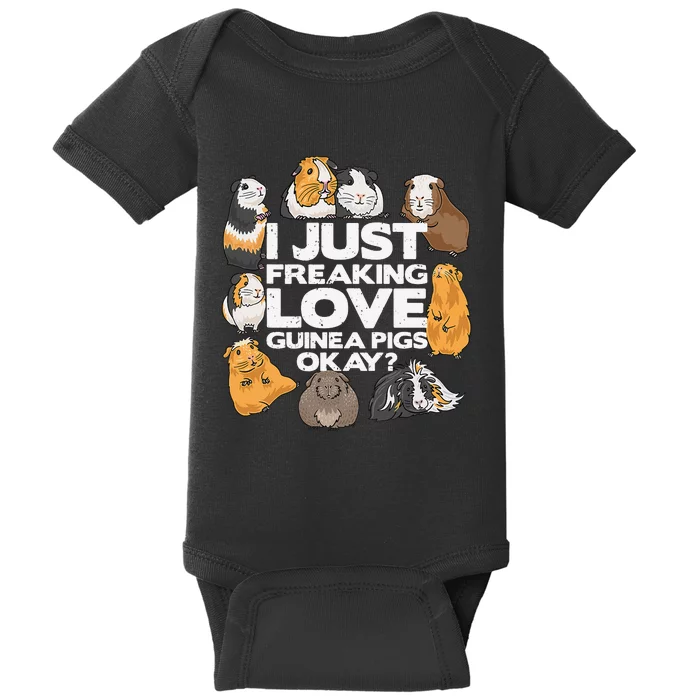 Guinea Pig Guinea Pig Lover Tee Funny Guinea Pig Baby Bodysuit