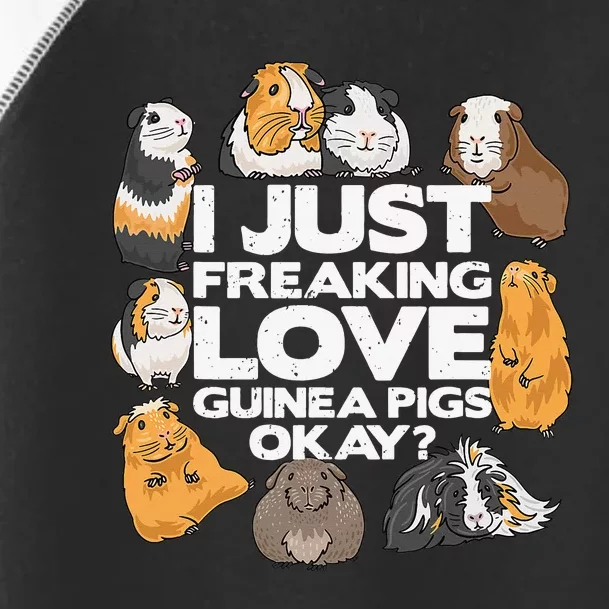 Guinea Pig Guinea Pig Lover Tee Funny Guinea Pig Toddler Fine Jersey T-Shirt