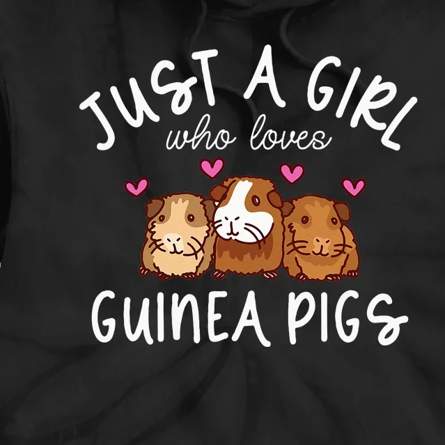 Guinea Pig Girl Who Loves Guinea Pigs Cute Guinea Pig Tie Dye Hoodie