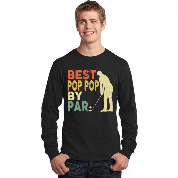 Golf Player Gifts Funny Golfer Retro Vintage Style Coach Tall Long Sleeve T-Shirt