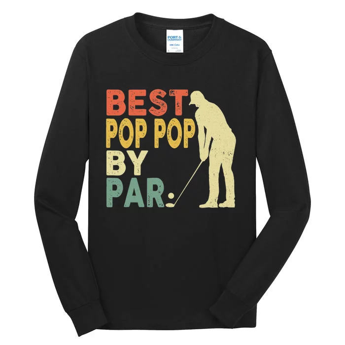 Golf Player Gifts Funny Golfer Retro Vintage Style Coach Tall Long Sleeve T-Shirt