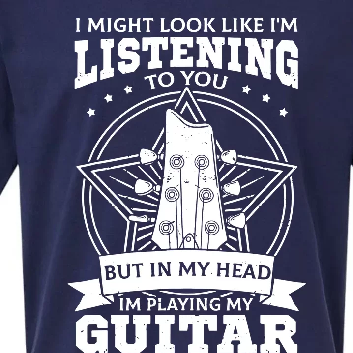 Guitar Player Guitarist Musicians Songwriters Sueded Cloud Jersey T-Shirt