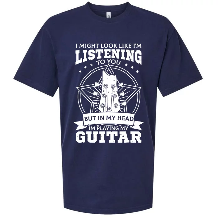 Guitar Player Guitarist Musicians Songwriters Sueded Cloud Jersey T-Shirt