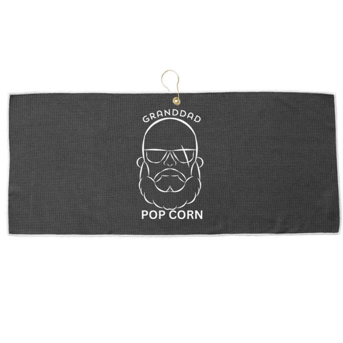 Granddad… Popcorn! Large Microfiber Waffle Golf Towel