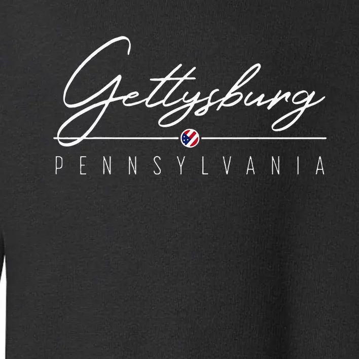 Gettysburg PA Toddler Sweatshirt