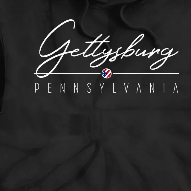 Gettysburg PA Tie Dye Hoodie