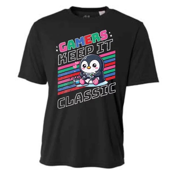 Gamers Penguin Cooling Performance Crew T-Shirt