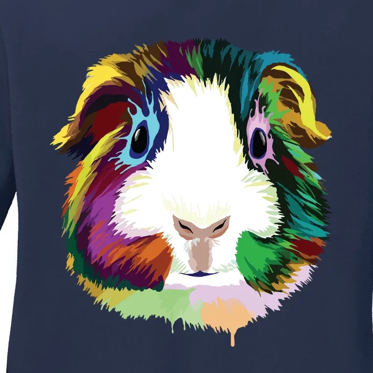 Guinea Pig Ladies Long Sleeve Shirt