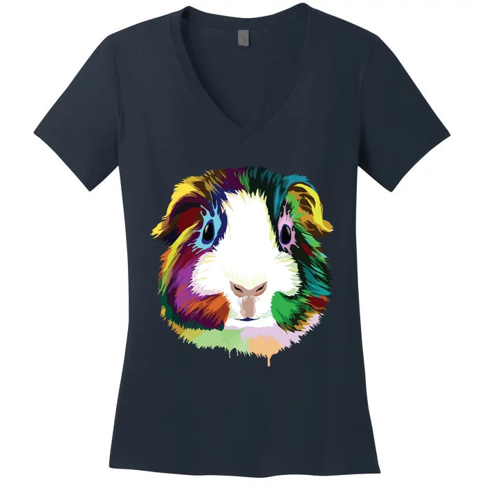 Guinea Pig Women's V-Neck T-Shirt