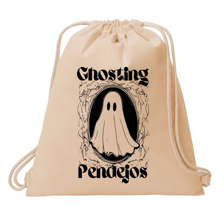 Ghosting Pendejos Drawstring Bag