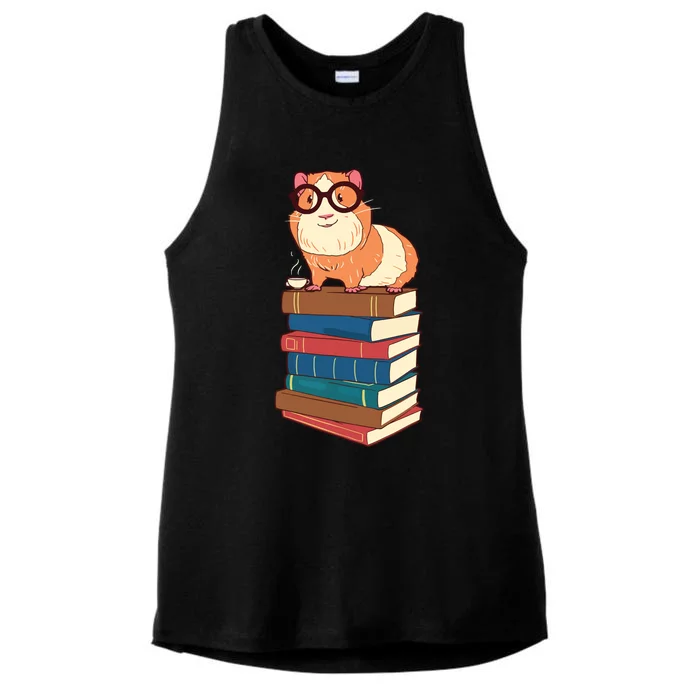 Guinea Pig Gifts Books Guinea Pig Guinea Pig Lovers Ladies Tri-Blend Wicking Tank