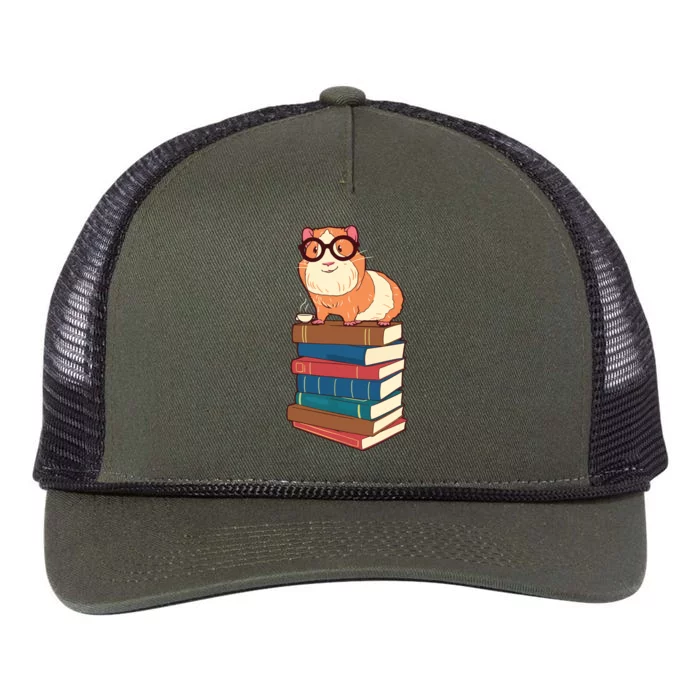 Guinea Pig Gifts Books Guinea Pig Guinea Pig Lovers Retro Rope Trucker Hat Cap