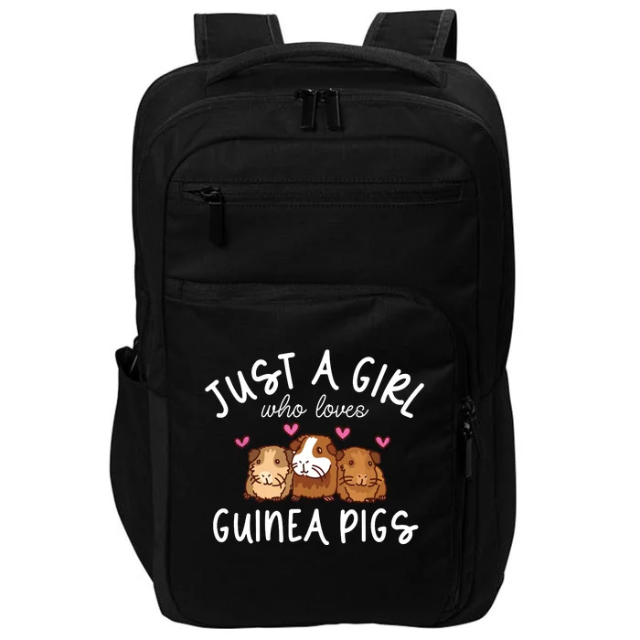 Guinea Pig Girl Who Loves Guinea Pigs Cute Guinea Pig Impact Tech Backpack