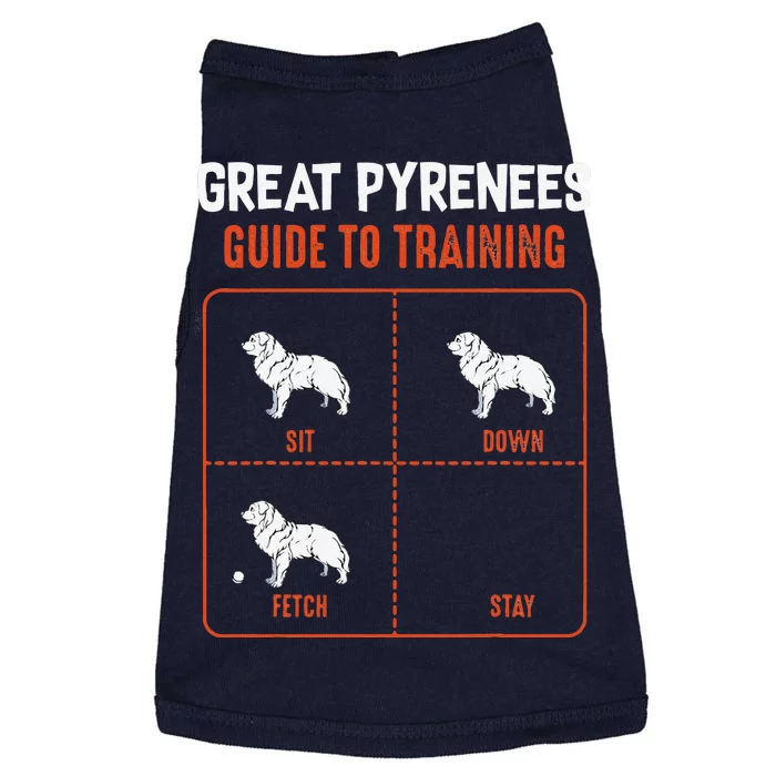 Great Pyrenees Guide To Training Funny Dog Pet Lover Doggie Tank