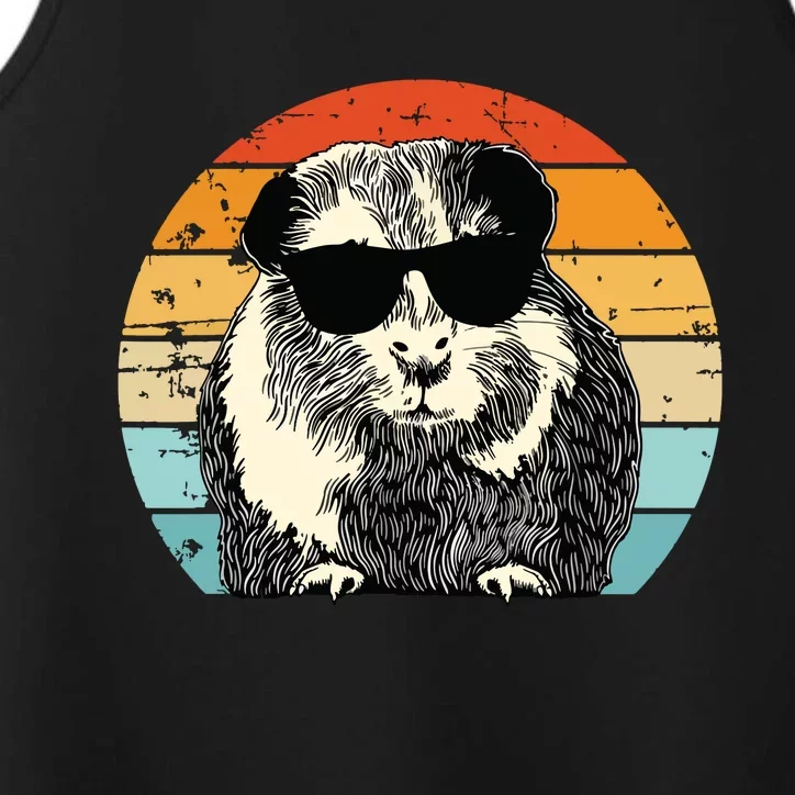 Guinea Pig Guinea Pig Lover Retro Guinea Pig Performance Tank