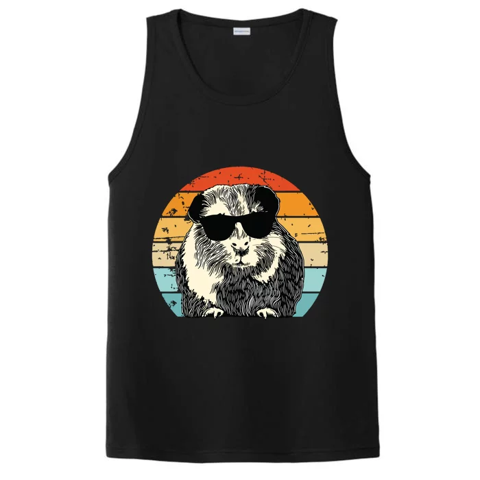 Guinea Pig Guinea Pig Lover Retro Guinea Pig Performance Tank