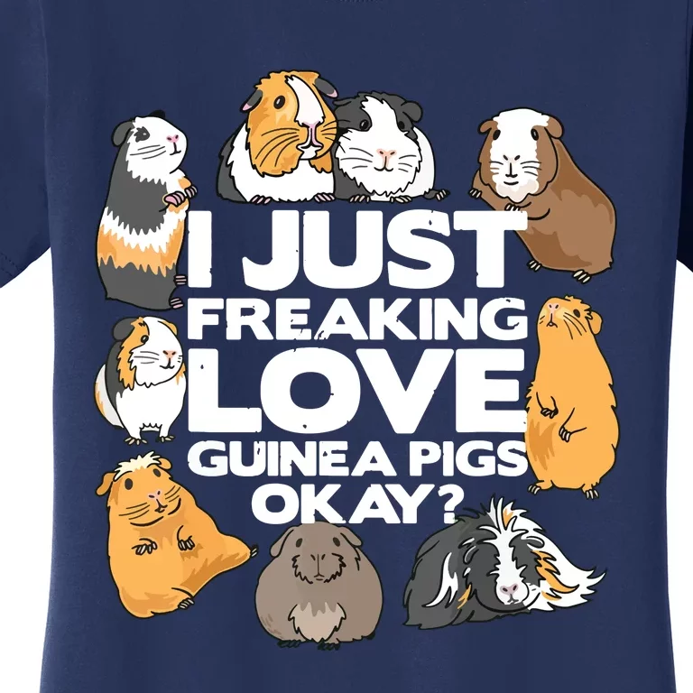 Guinea Pig Guinea Pig Lover Tee Funny Guinea Pig Women's T-Shirt