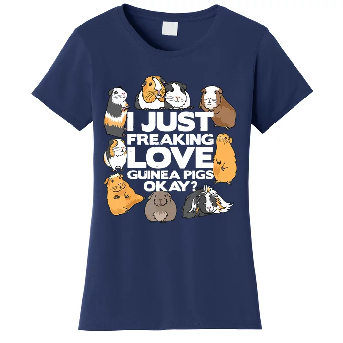 Guinea Pig Guinea Pig Lover Tee Funny Guinea Pig Women's T-Shirt